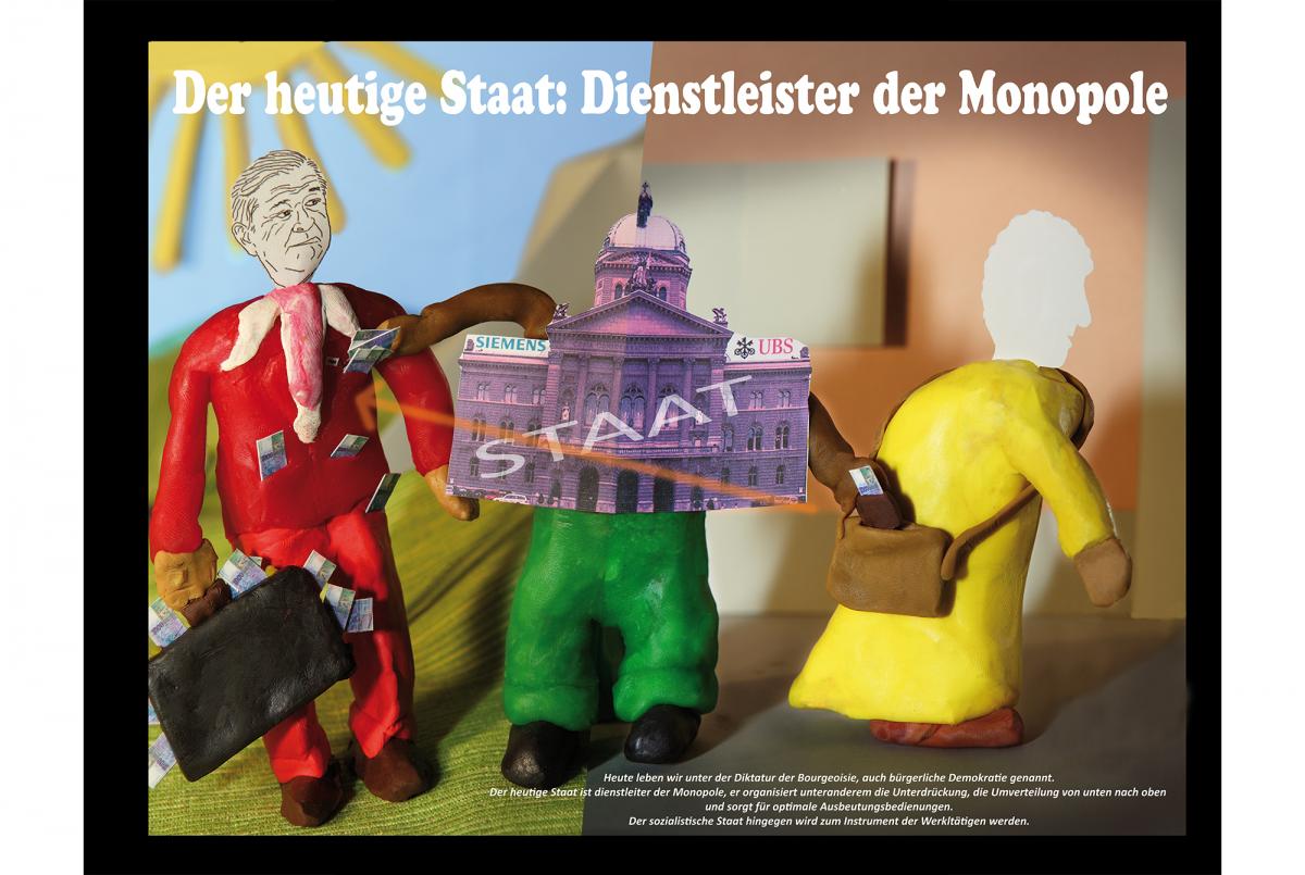 Der heutige Satt: Dienstleister der Monopole